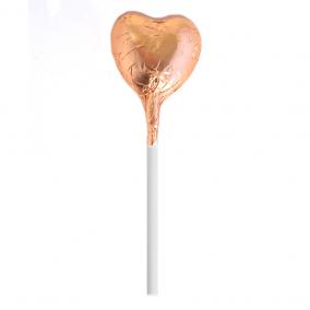 Mini Heart Lollipop Copper - Rose Gold - 10pcs - M12784/Cp